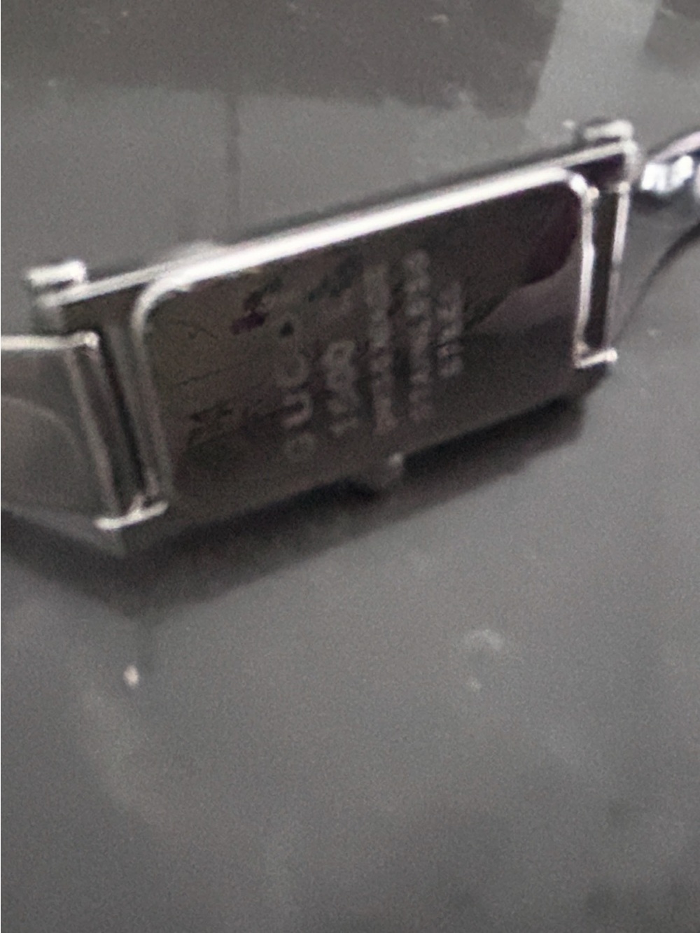 Gucci Silver (excellent condition + working) Bracelet Watch 1500 L - Picture 5 of 7